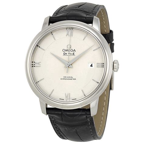 omega de ville prestige silver dial men's watch|Omega De Ville dial colors.